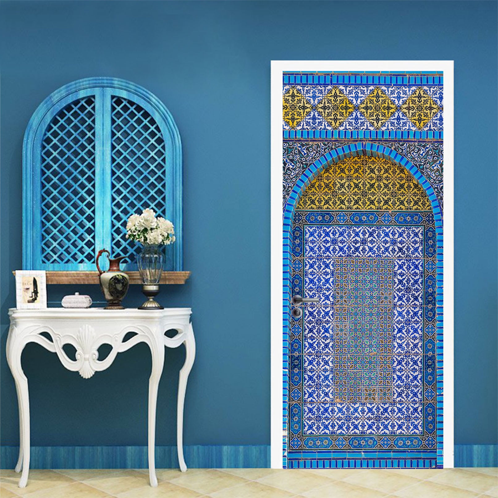 3D Pattern Texture 10222 Assaf Frank Door Mural