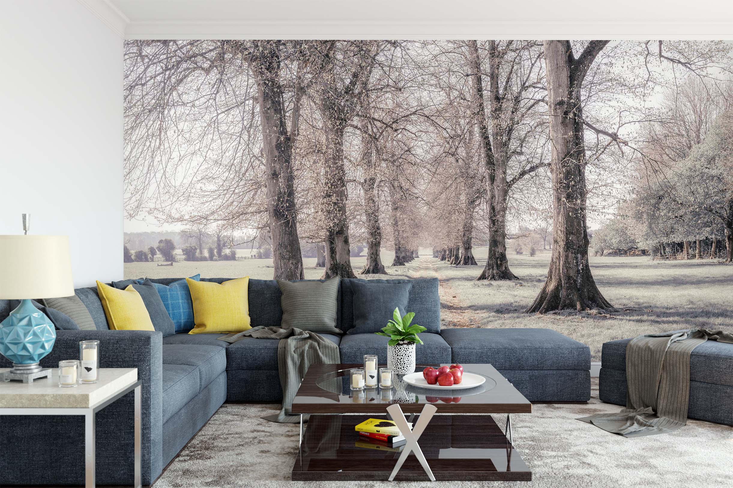 3D Winter Tree 6175 Assaf Frank Wall Mural Wall Murals