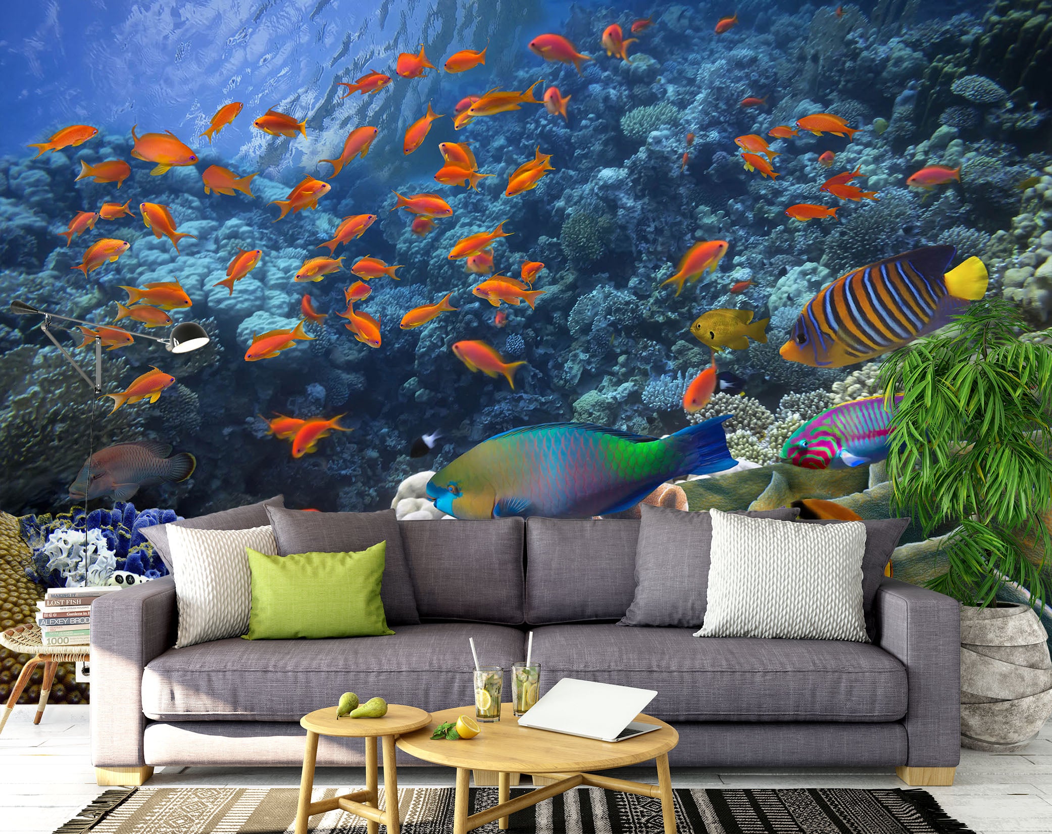 3D Sea Fish 57207 Wall Murals