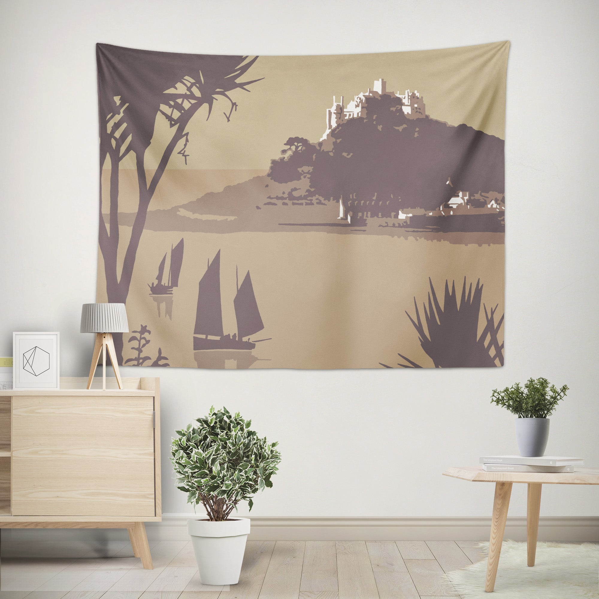 3D Mountain Ocean 1022 Steve Read Tapestry Hanging Cloth Hang