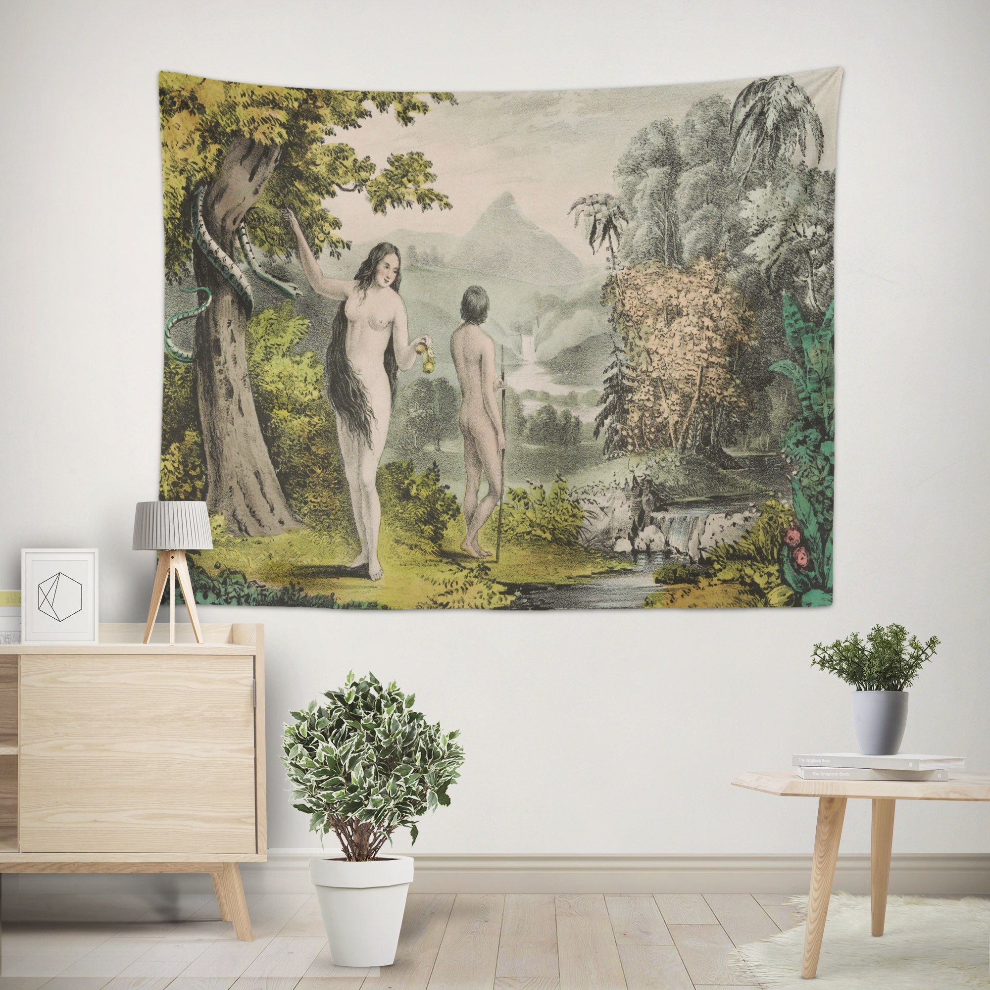 3D Primeval Forest Art 1014 Andrea haase Tapestry Hanging Cloth Hang