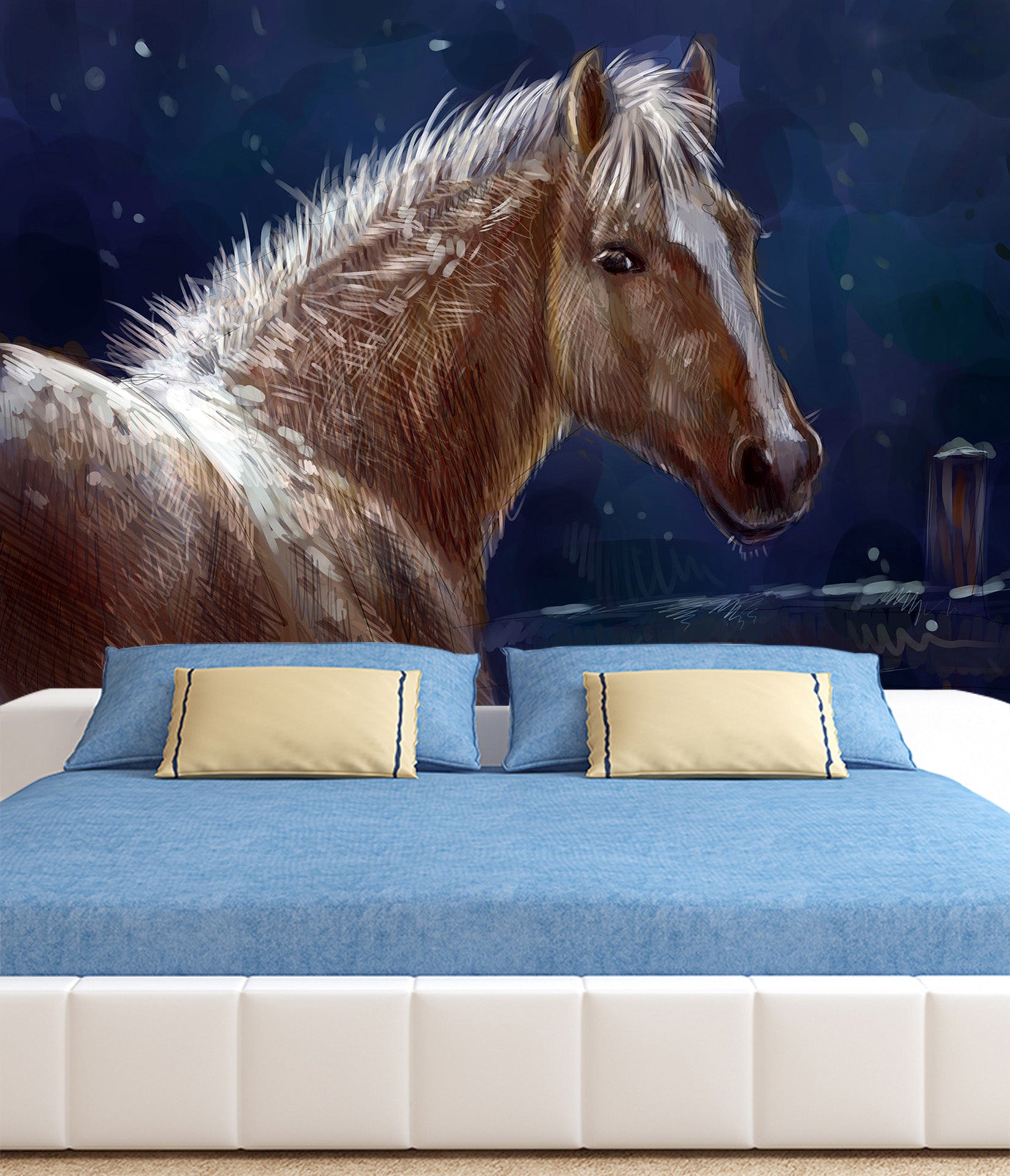 3D Graffiti Horse 284 Wall Murals