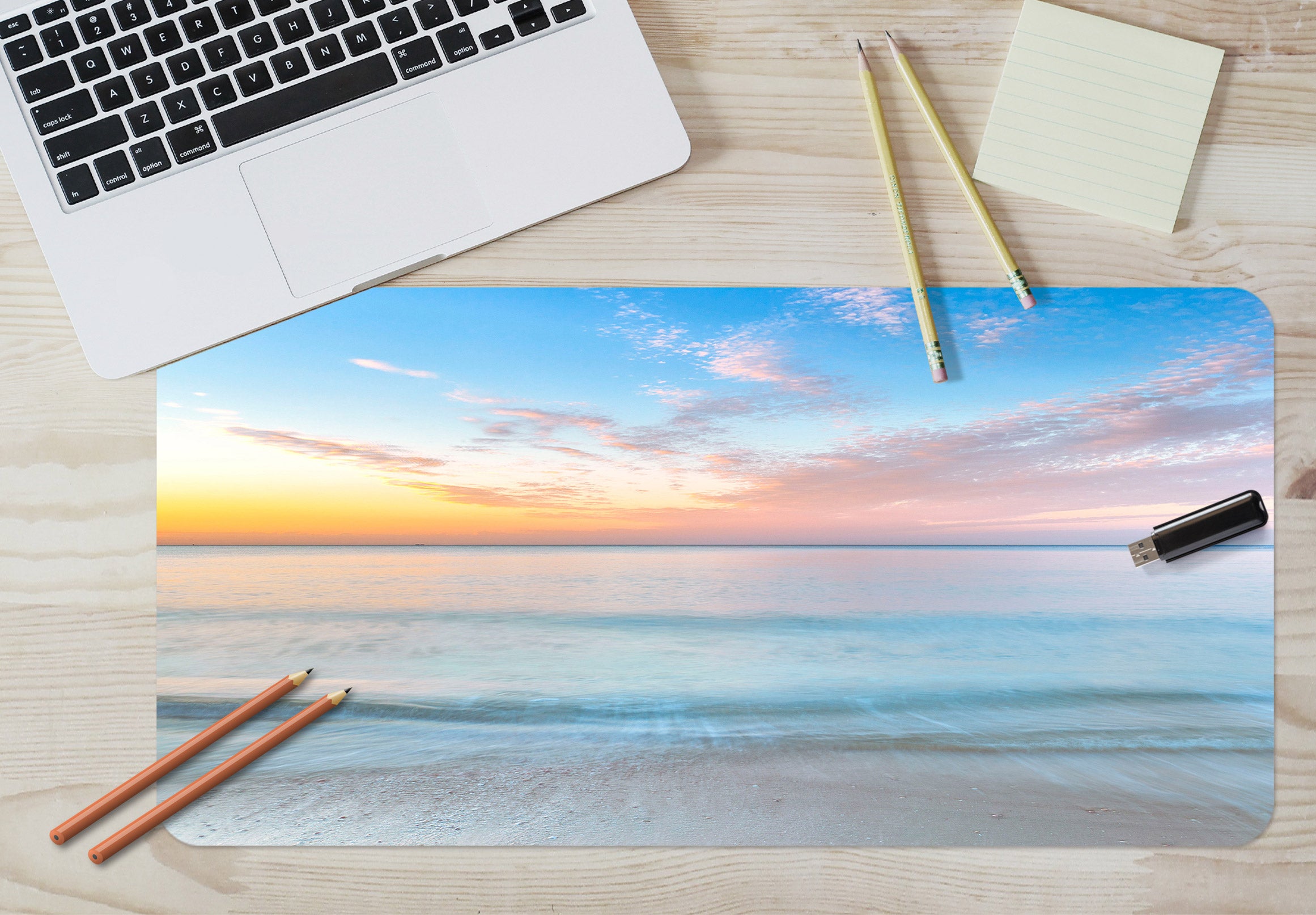 3D Beach Seaside 12401 Assaf Frank Desk Mat