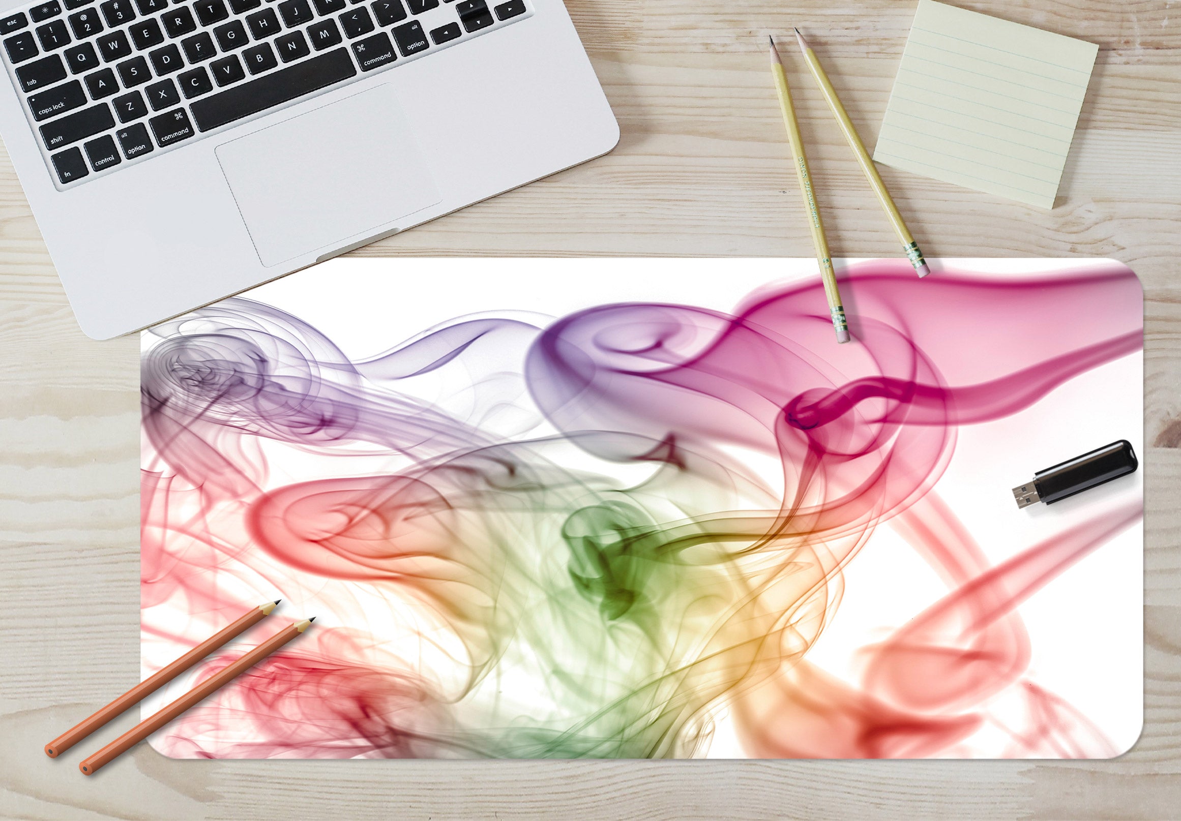 3D Color Ink 123115 Assaf Frank Desk Mat