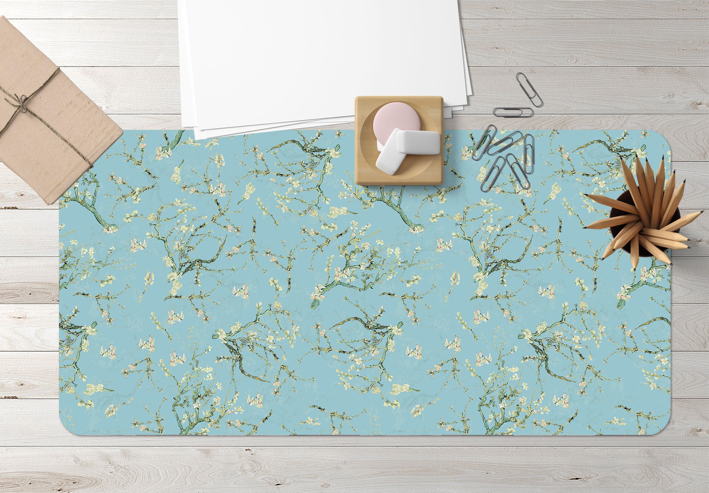 3D Floral Branch 120190 Uta Naumann Desk Mat