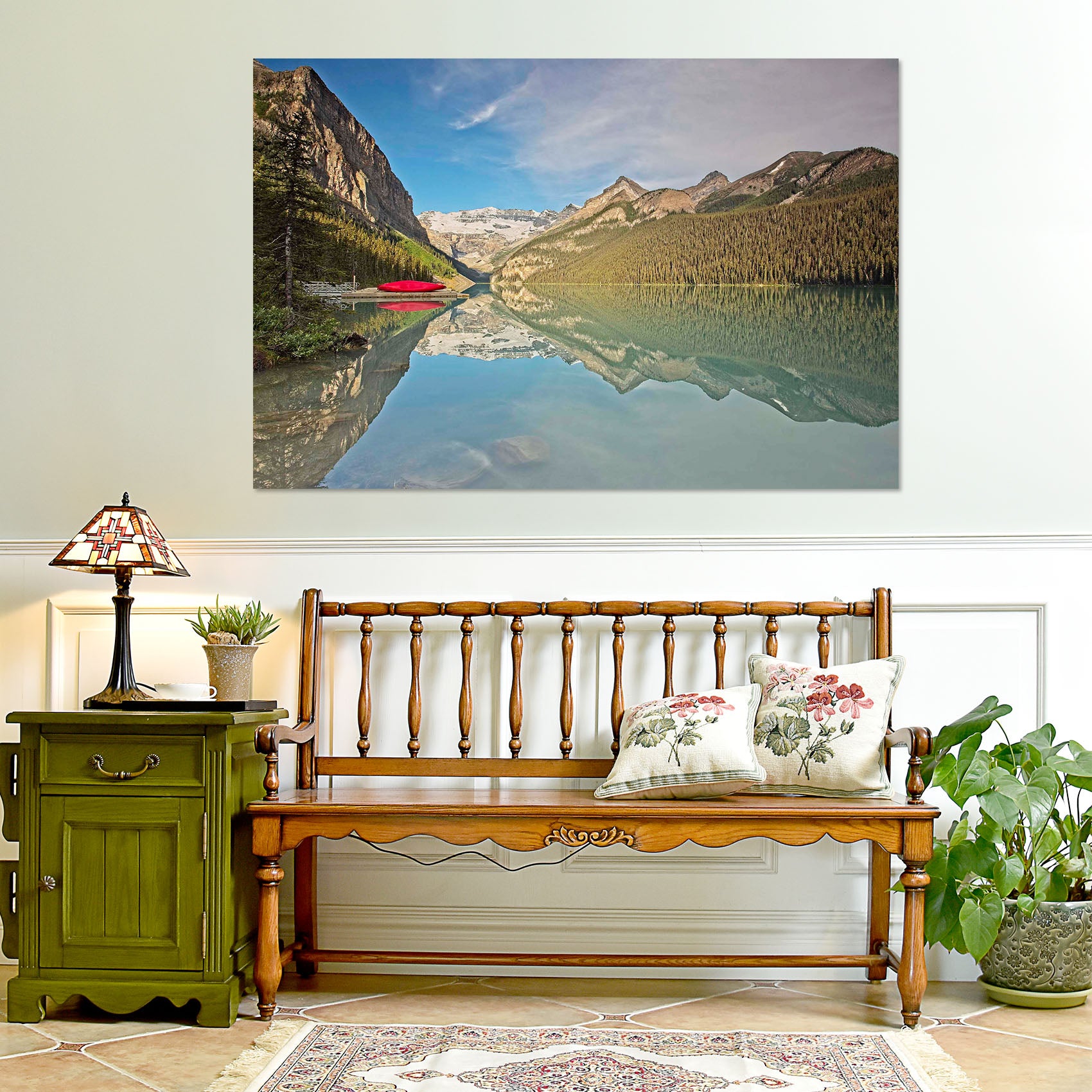 3D Lake Boat 014 Kathy Barefield Wall Sticker