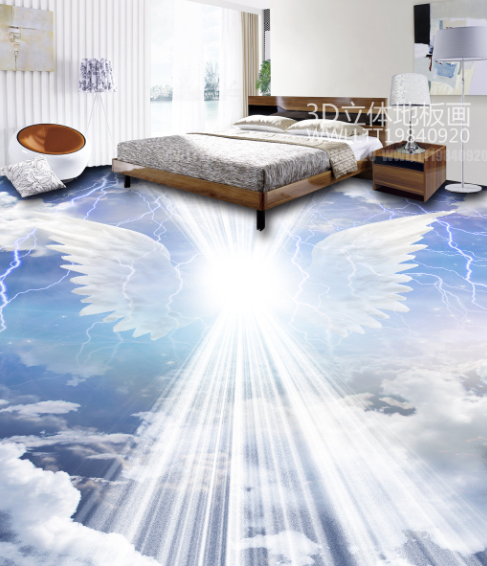 3D Dazzling Sky Floor Mural Wallpaper AJ Wallpaper 2 