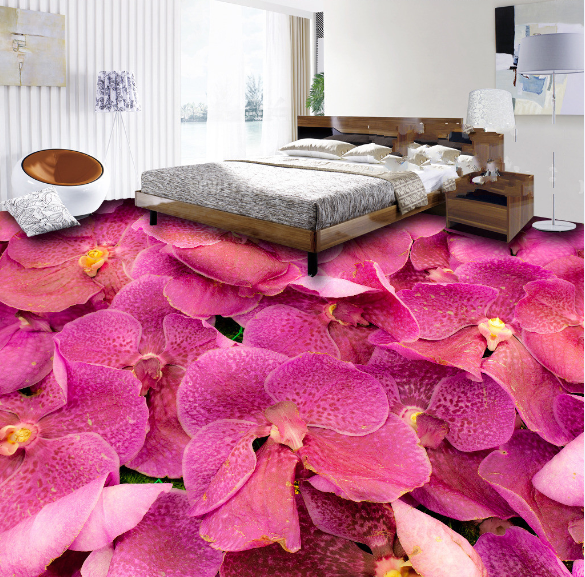 3D Petals Sea 189 Floor Mural Wallpaper AJ Wallpaper 2 