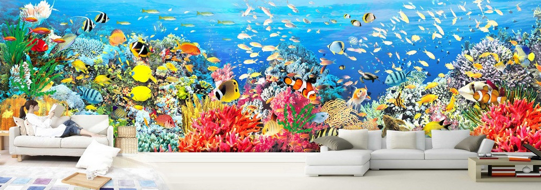 Colorful Marine World Wallpaper AJ Wallpaper 2 