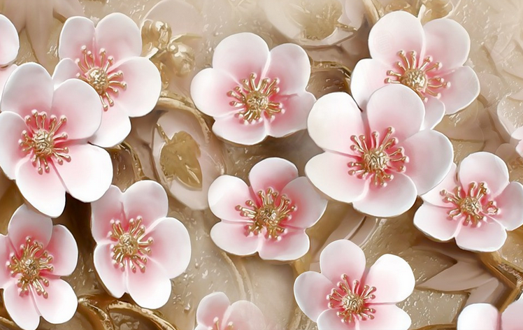 Beautiful Pink Flowers Wallpaper AJ Wallpaper 