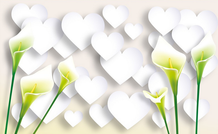 Heart Shapes Wallpaper AJ Wallpaper 