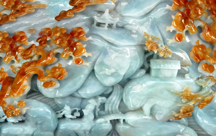 Delicate Jade Carving Wallpaper AJ Wallpaper 