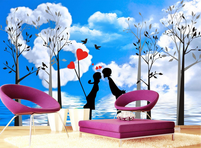 Romantic Lovers Wallpaper AJ Wallpaper 