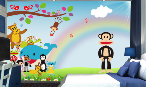 3D Cute Rainbow 137 Wallpaper AJ Wallpaper 