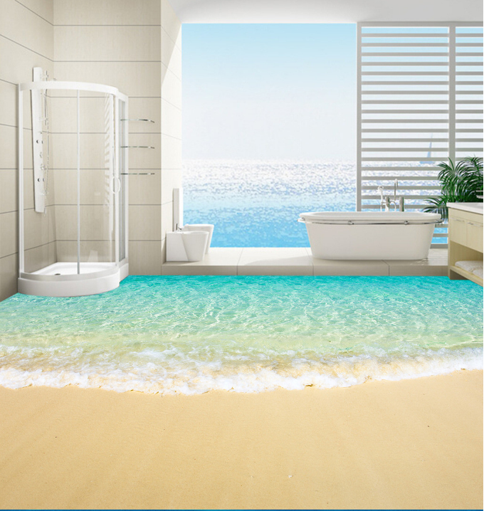 3D Boundless Sea 161 Floor Mural Wallpaper AJ Wallpaper 2 