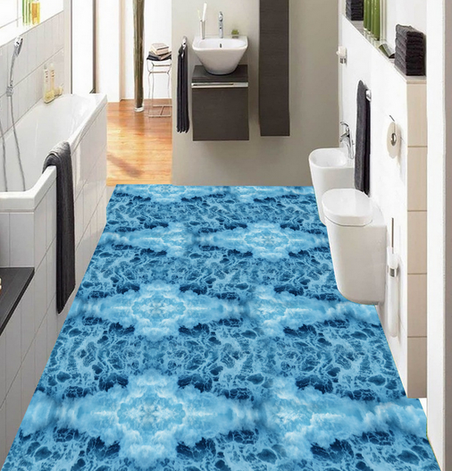 3D Water Flower 178 Floor Mural Wallpaper AJ Wallpaper 2 