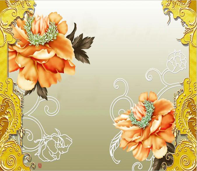 Orange Blossoming Flower 8 Wallpaper AJ Wallpaper 1 