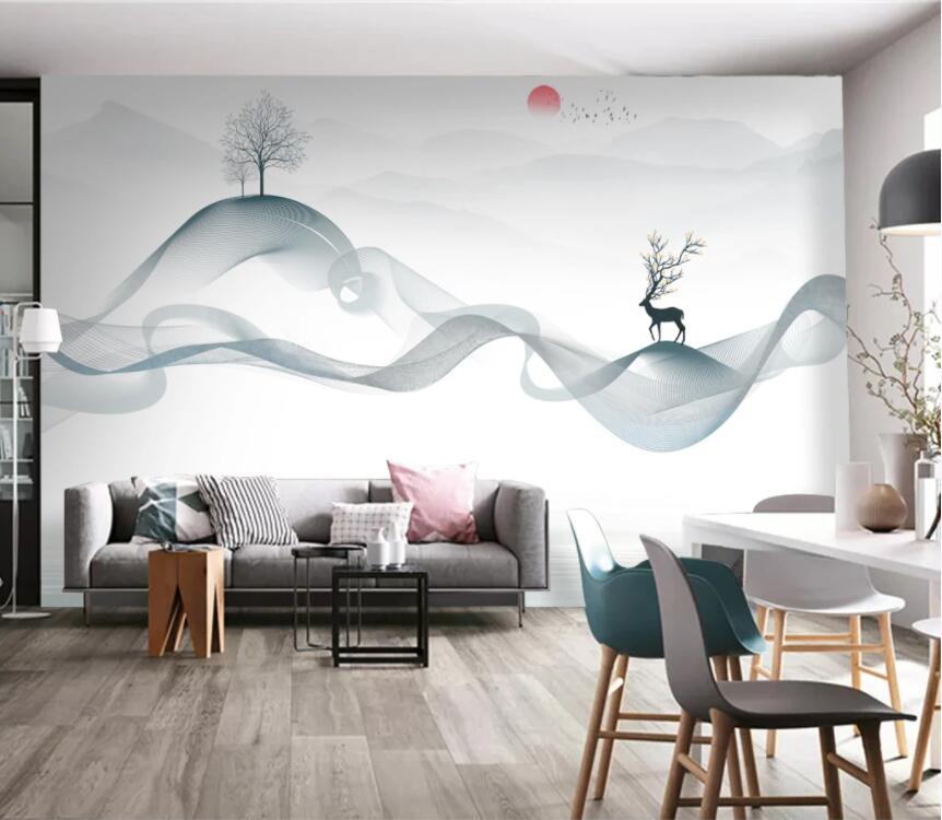 3D Dead Tree WC2235 Wall Murals