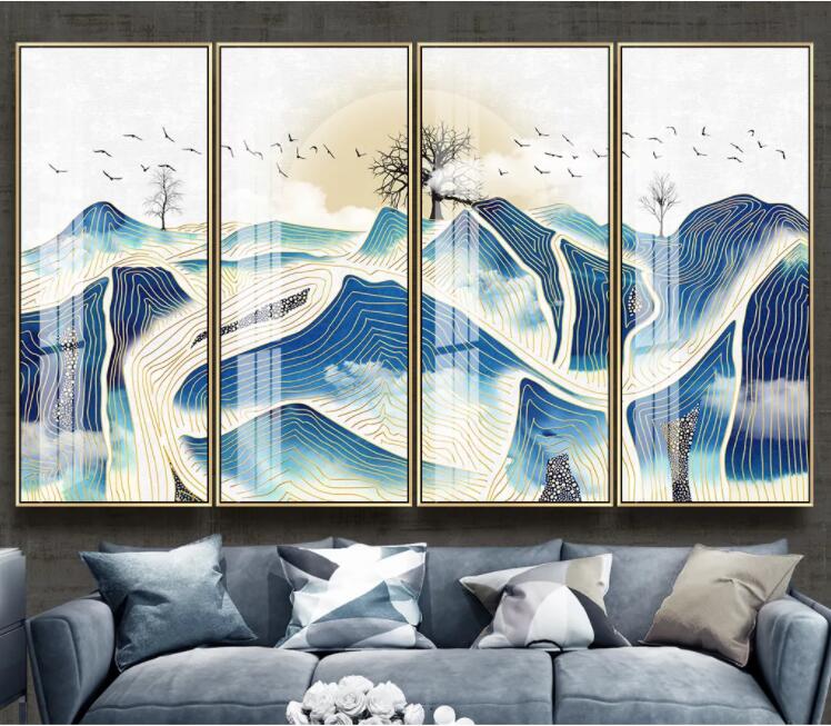 3D Valley Tree WC2109 Wall Murals