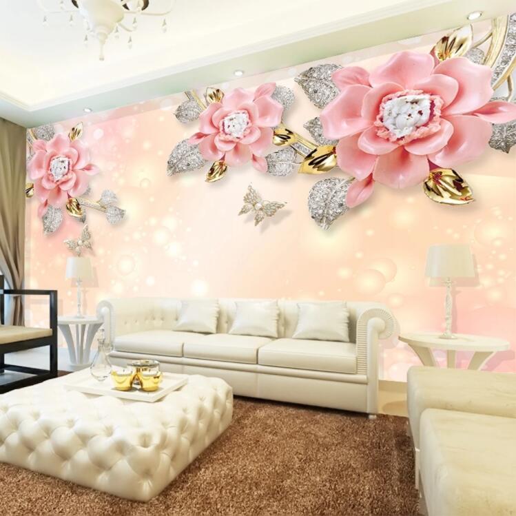 3D Flower Ornament WC880 Wall Murals