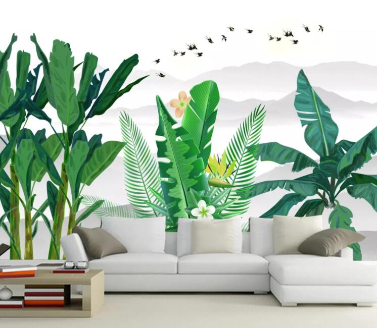 3D Planting Leaves WC1994 Wall Murals