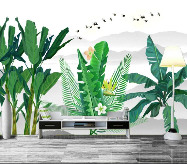 3D Planting Leaves WC1994 Wall Murals