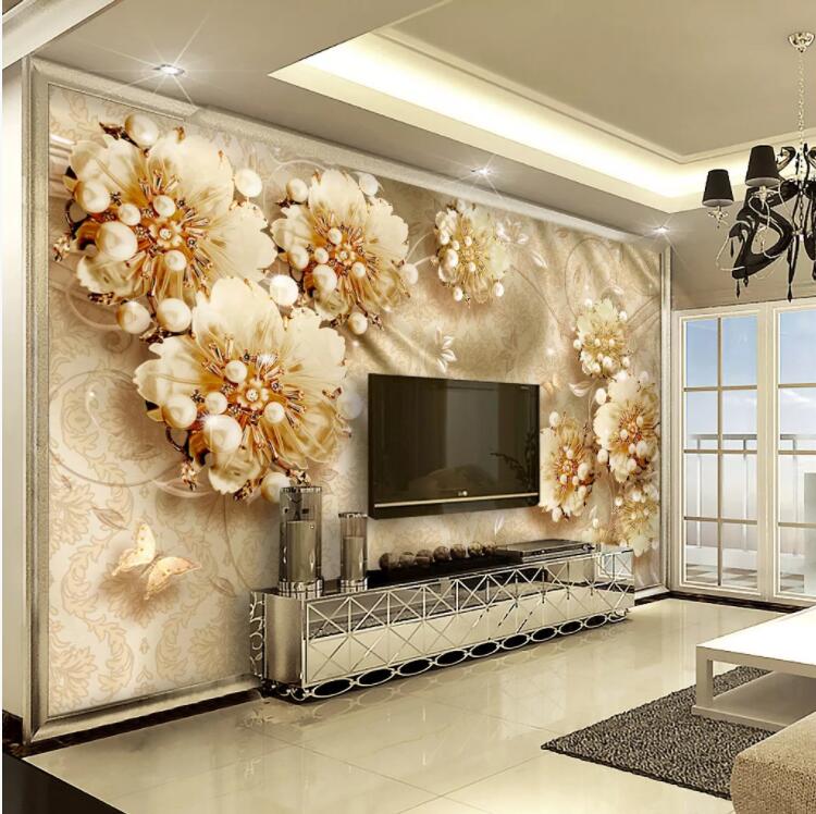 3D Butterfly Pearl WC585 Wall Murals