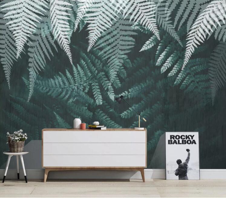 3D Cypress Leaves WC2632 Wall Murals