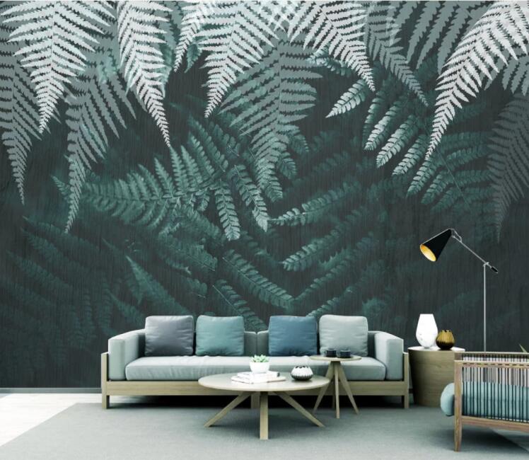 3D Cypress Leaves WC2632 Wall Murals