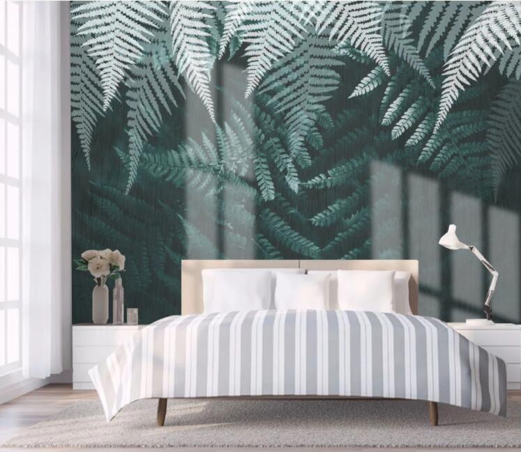 3D Cypress Leaves WC2632 Wall Murals