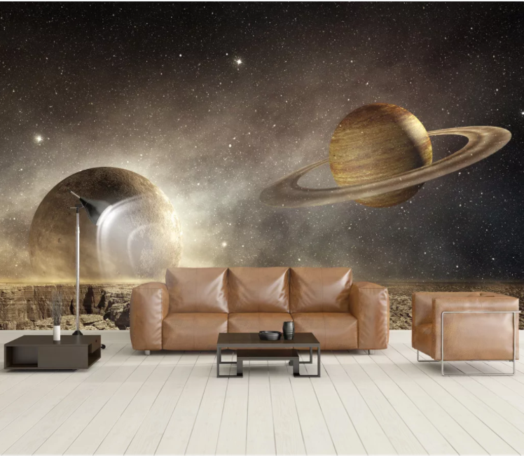 3D Cosmic Planet WC906 Wall Murals