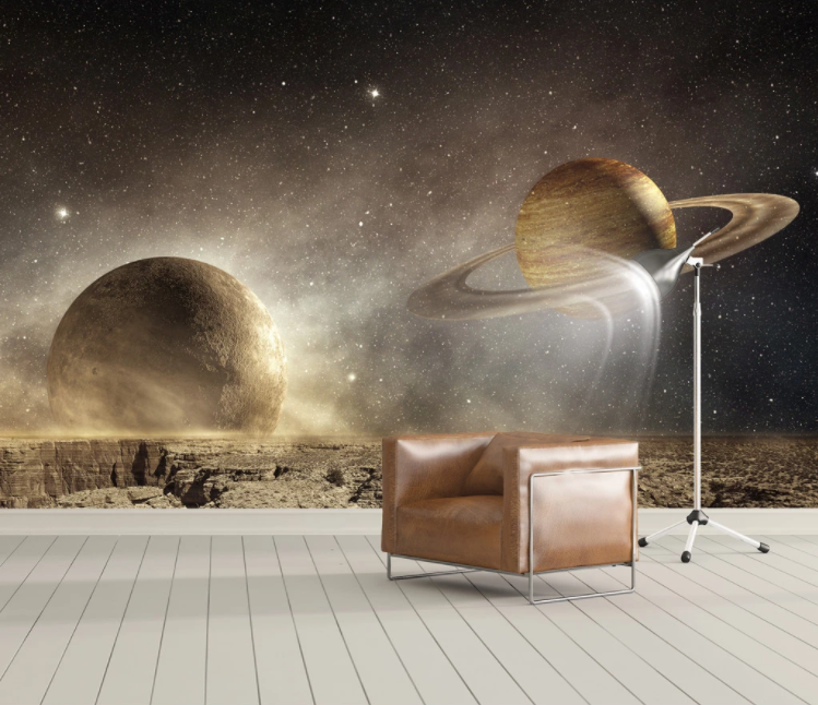 3D Cosmic Planet WC906 Wall Murals