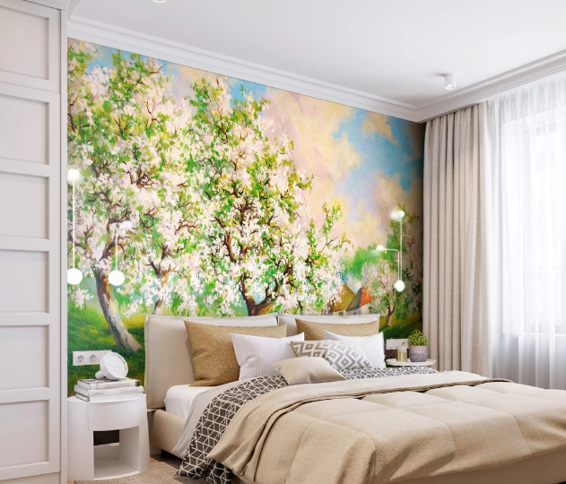 3D Flower Forest WC1014 Wall Murals