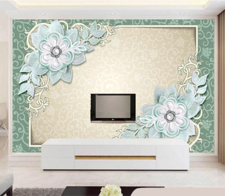 3D Flower Decoration WC1591 Wall Murals