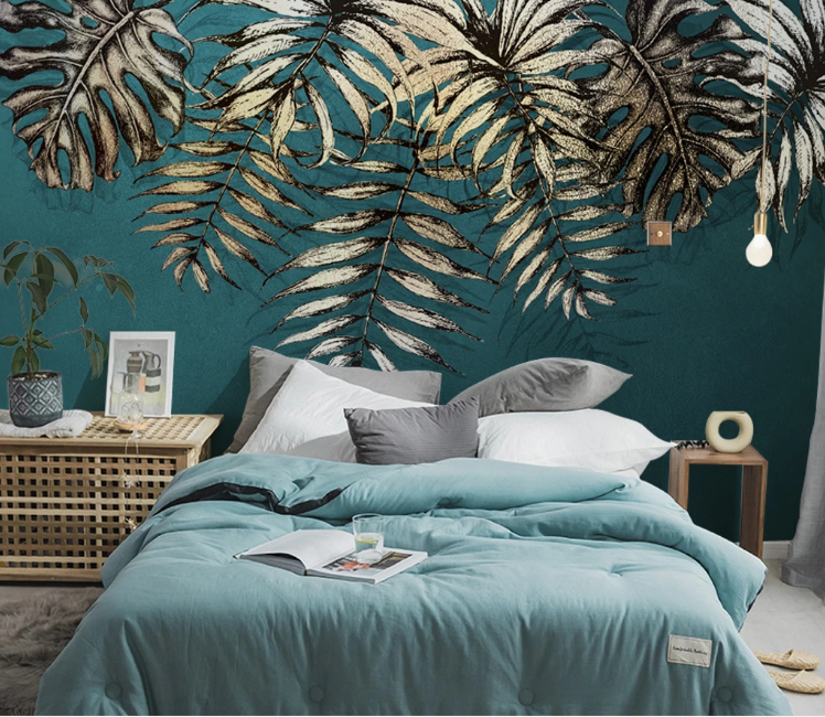 3D Dead Leaves WC2396 Wall Murals