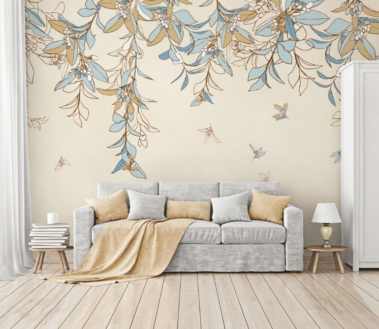 3D Painting Petals WC1798 Wall Murals