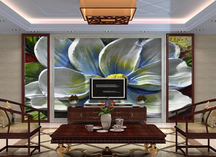 3D Flower Unfolding WC900 Wall Murals