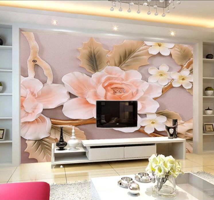 3D Fragrant Flower WC866 Wall Murals