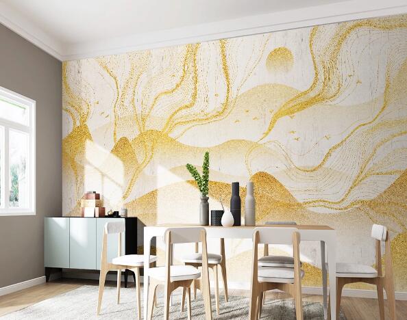 3D Golden Hillside WC1540 Wall Murals