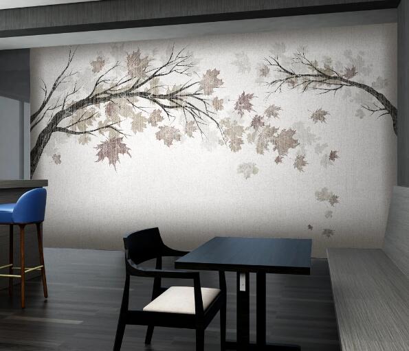 3D Maple Leaf WC1525 Wall Murals