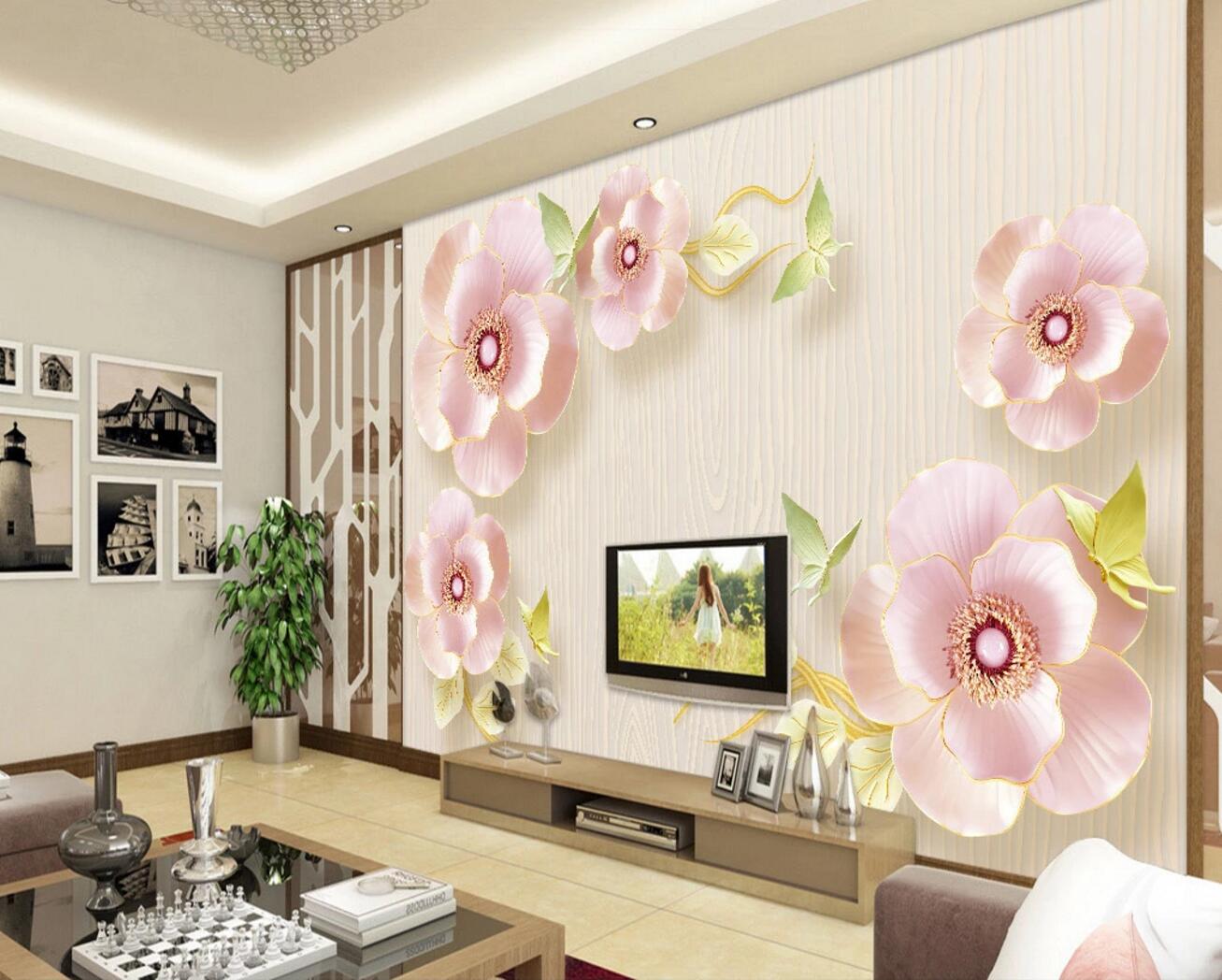 3D Flowering WC806 Wall Murals