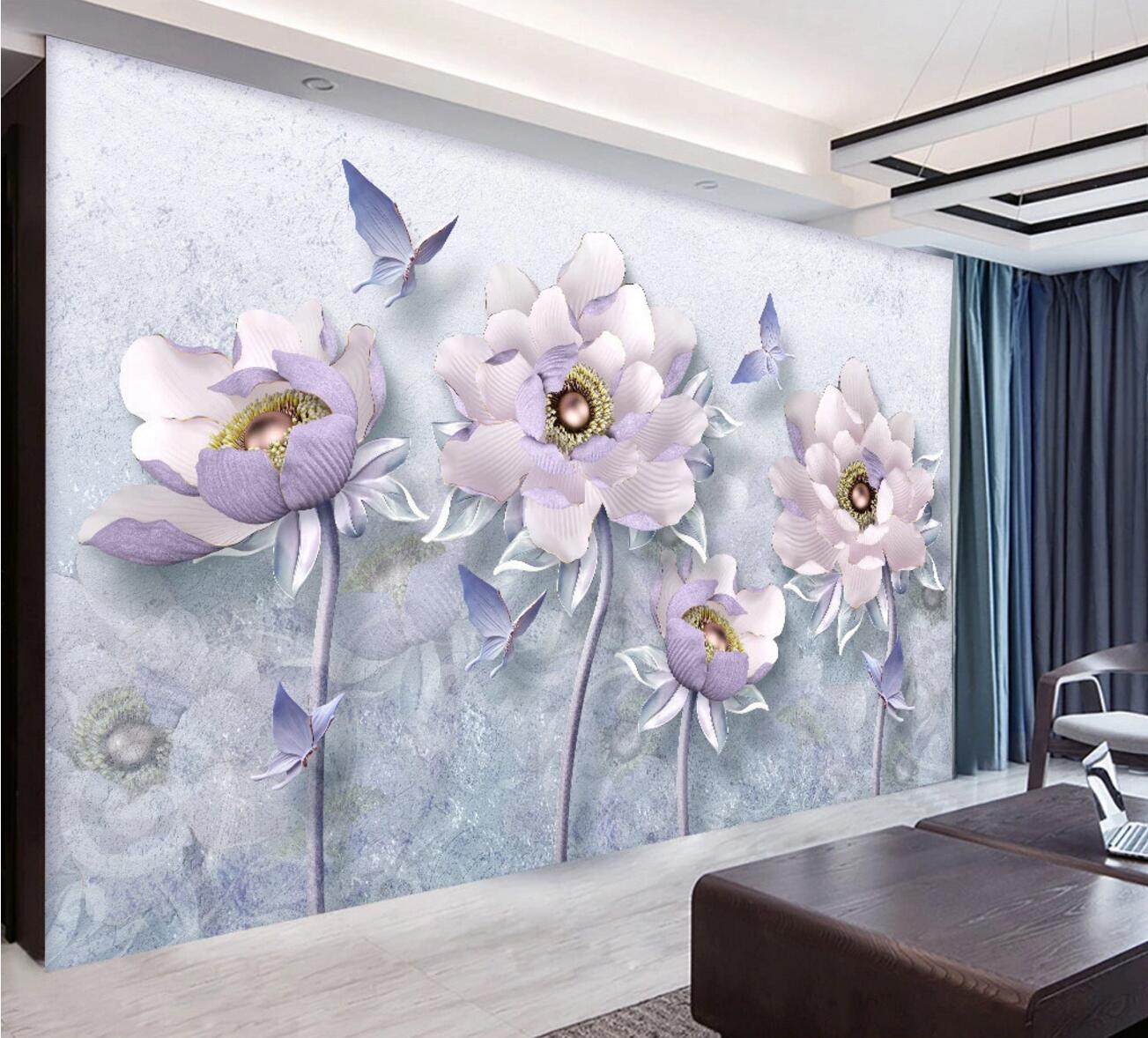 3D Flower Growth WC797 Wall Murals