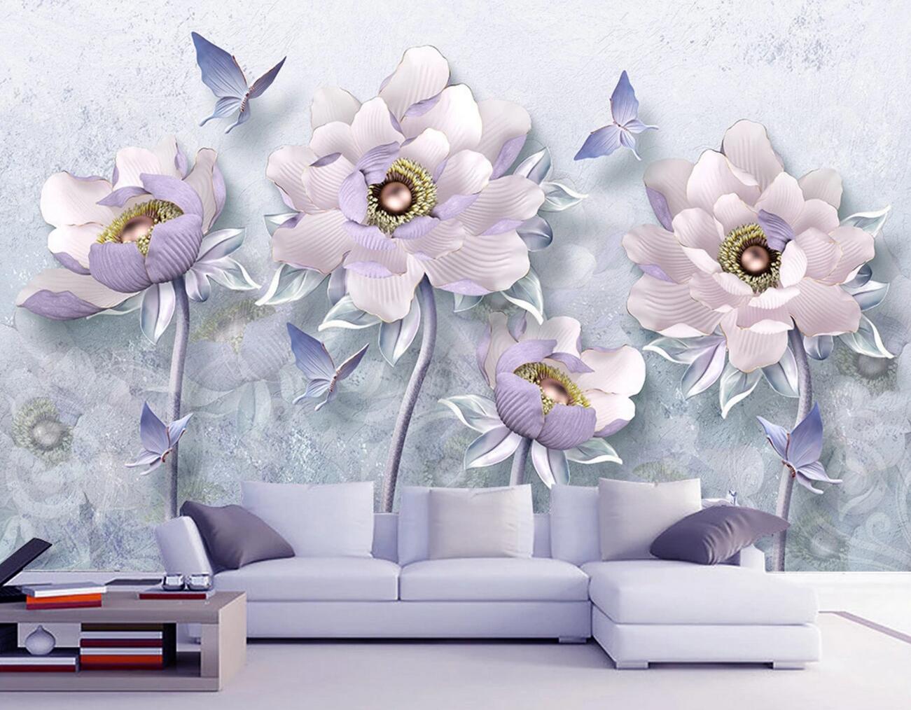 3D Flower Growth WC797 Wall Murals