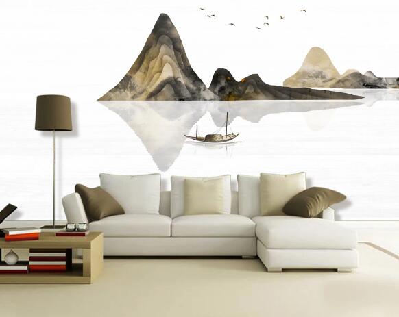 3D White River WC2221 Wall Murals