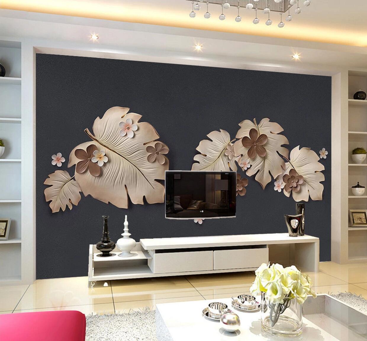 3D Flower Shape WC579 Wall Murals