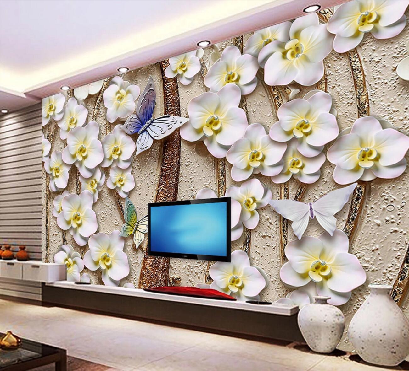 3D Flower Decoration WC1216 Wall Murals