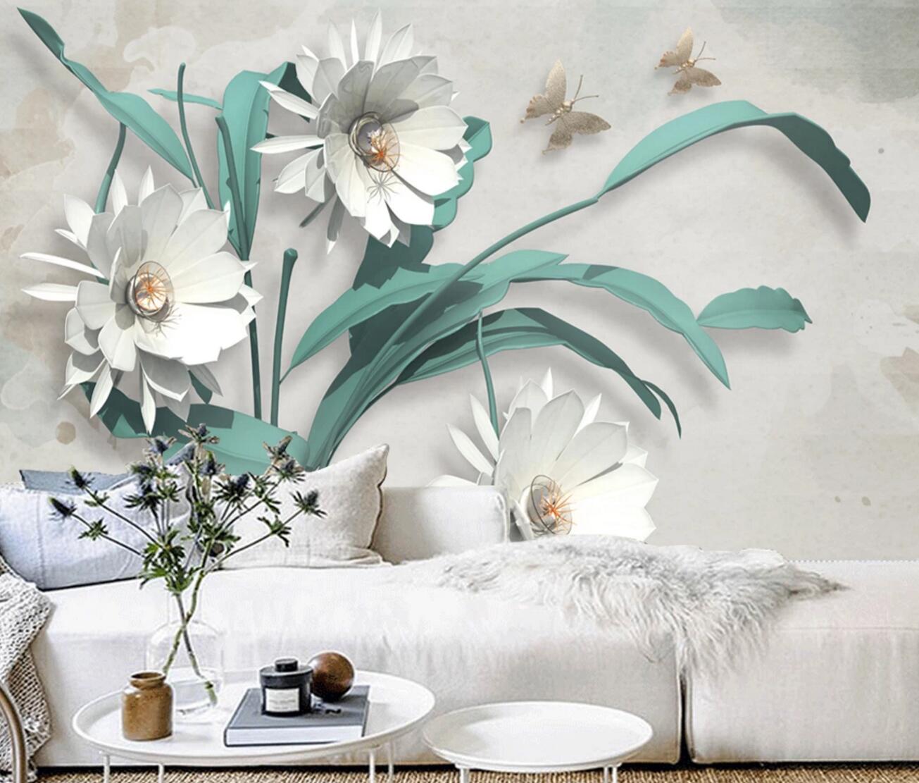 3D Flying Butterflies WC2730 Wall Murals