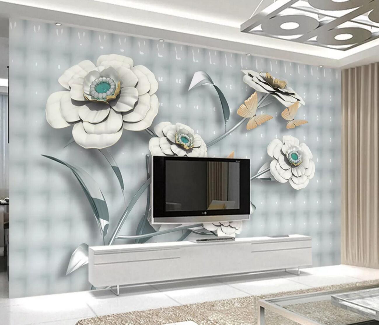 3D Paeonia lactiflora WC2051 Wall Murals