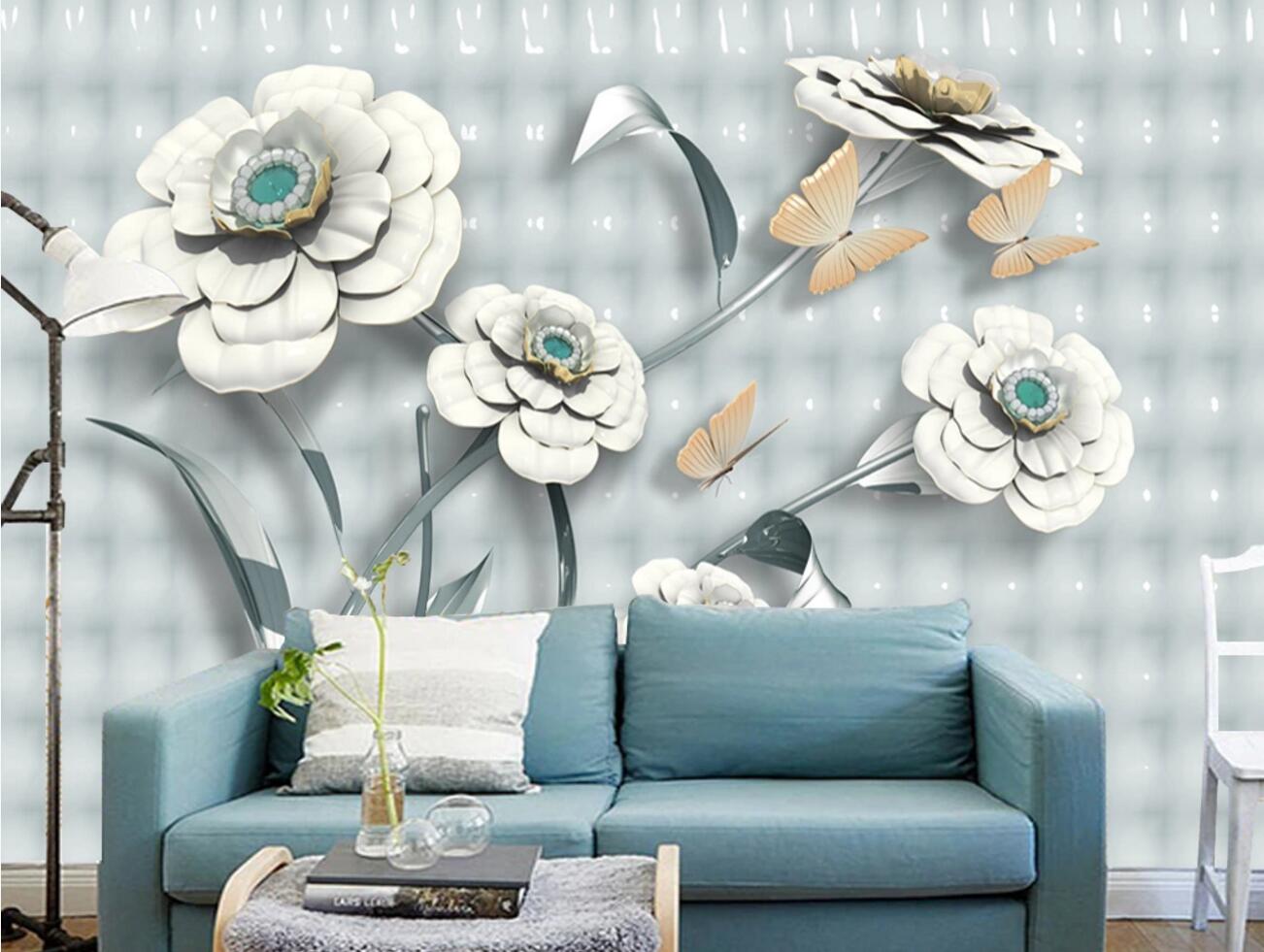 3D Paeonia lactiflora WC2051 Wall Murals