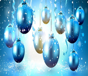 3D Christmas Blue Pattern 56 Wallpaper AJ Wallpaper 